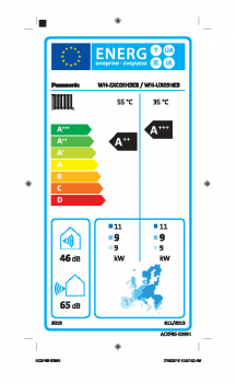 Panasonic Aquarea WH-UX09HE8 (R410A, 9kW, 400V)